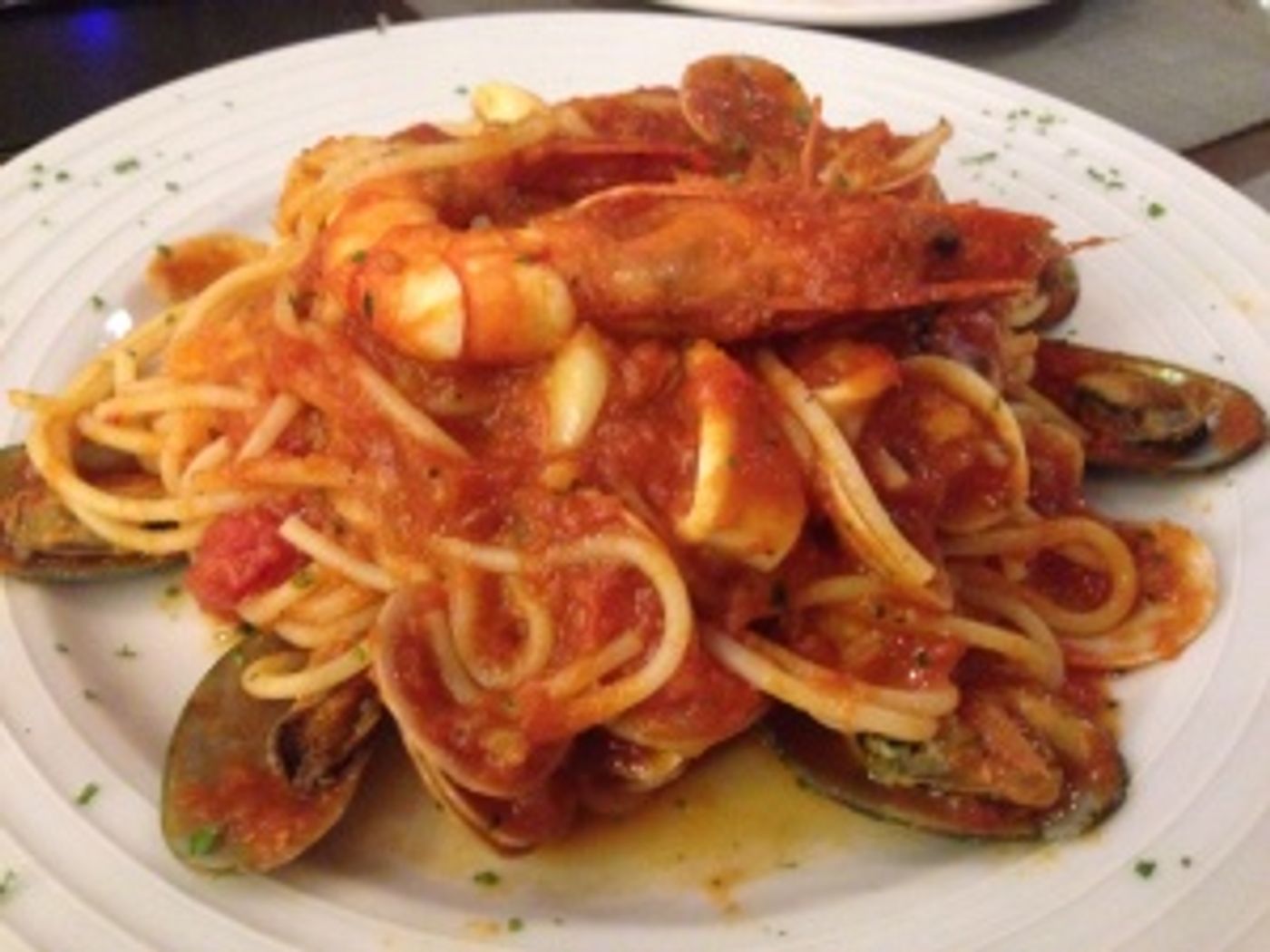 Pescatore e Salsa Pomodoro - tomato based pasta