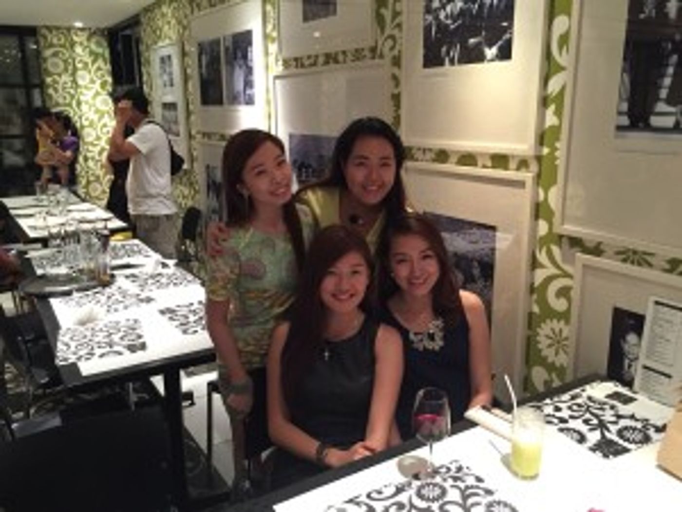 BIBS (Upper left - Joanne, Lower Left - Lalaine, Upper right - that's me and Lower right is Joly)