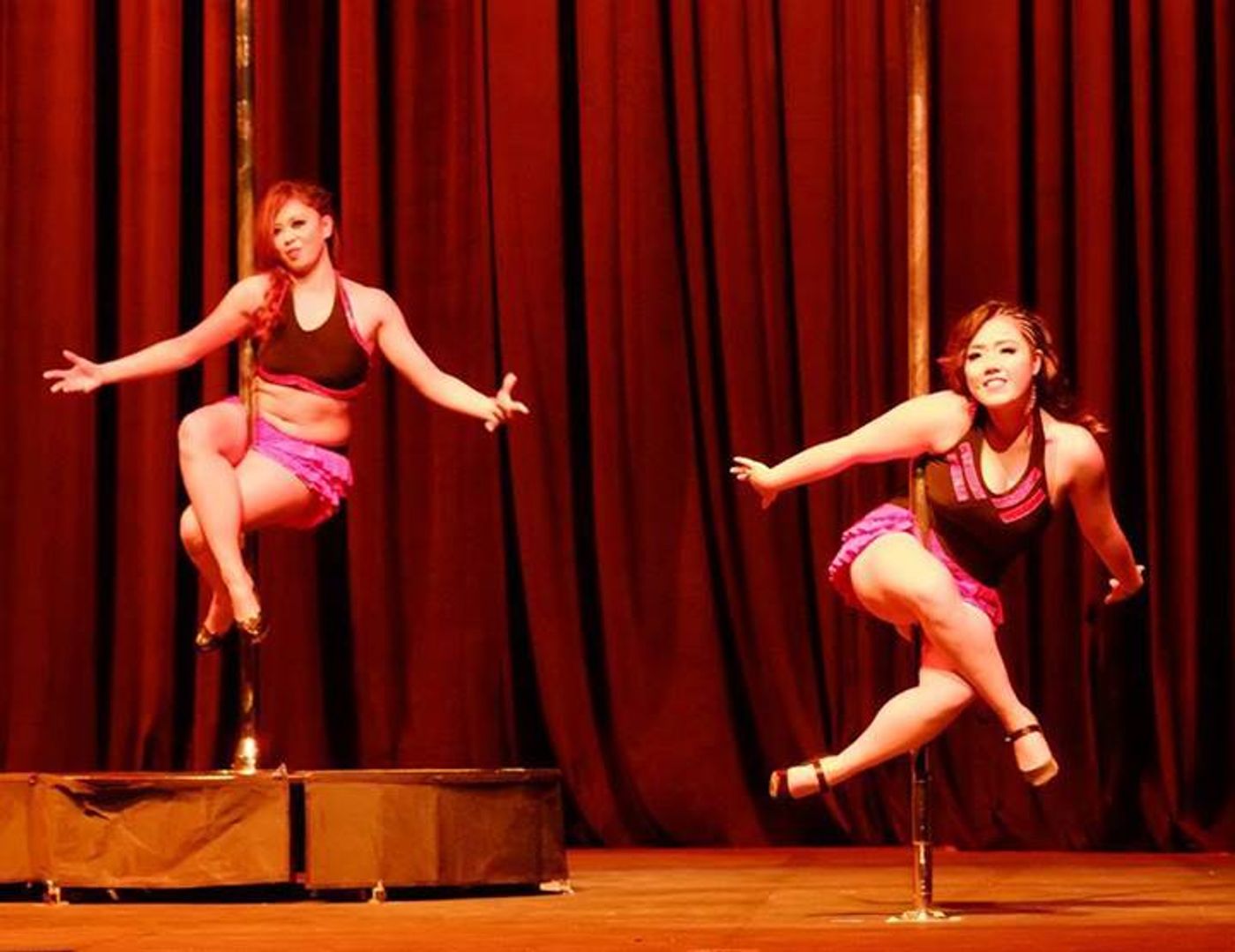 During our recital performance for PoleCat's Beginner's 1 Class