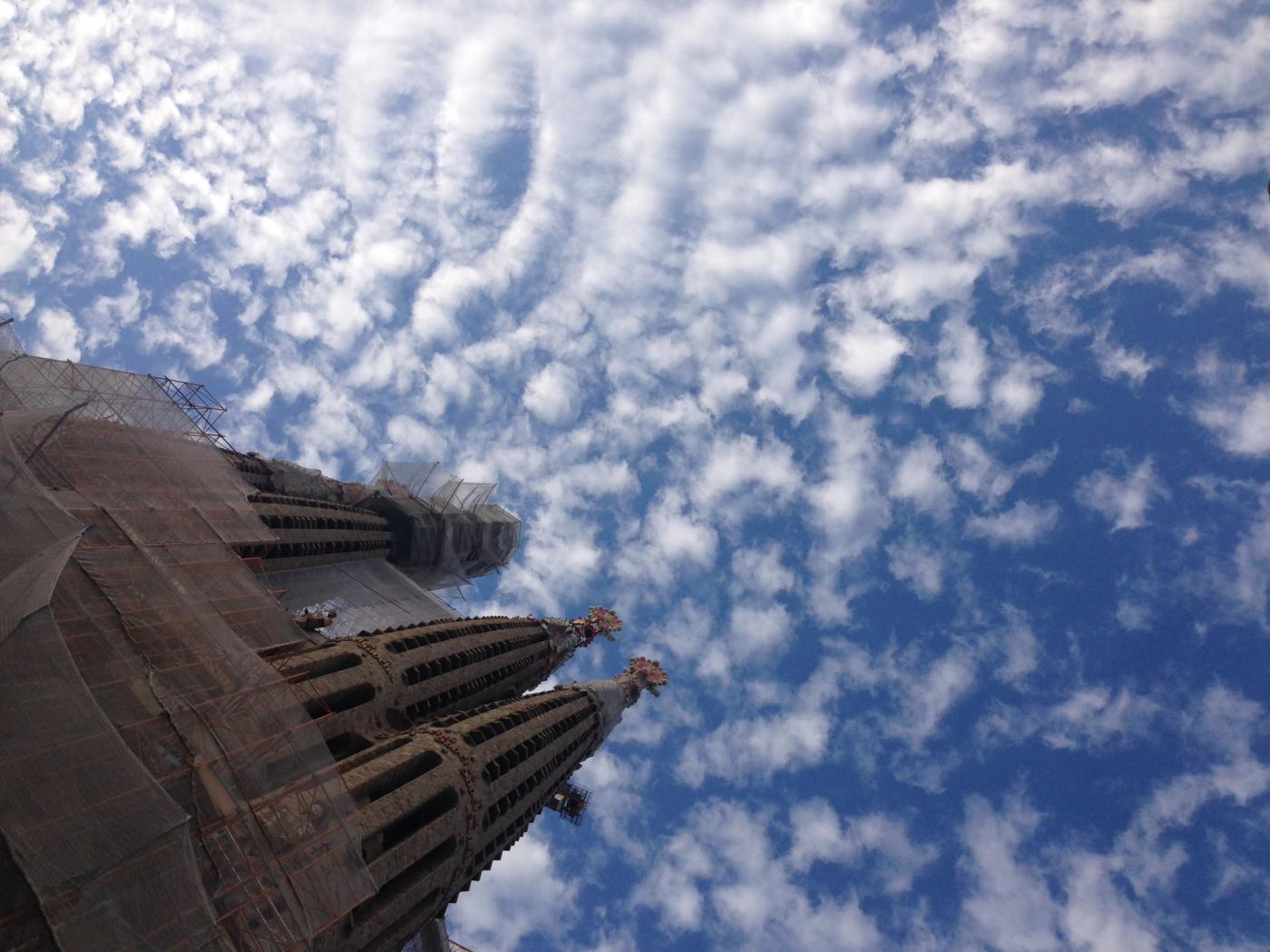 Love my shot of the sky and the church's tower