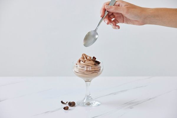 Laktosefri mousse au chocolat