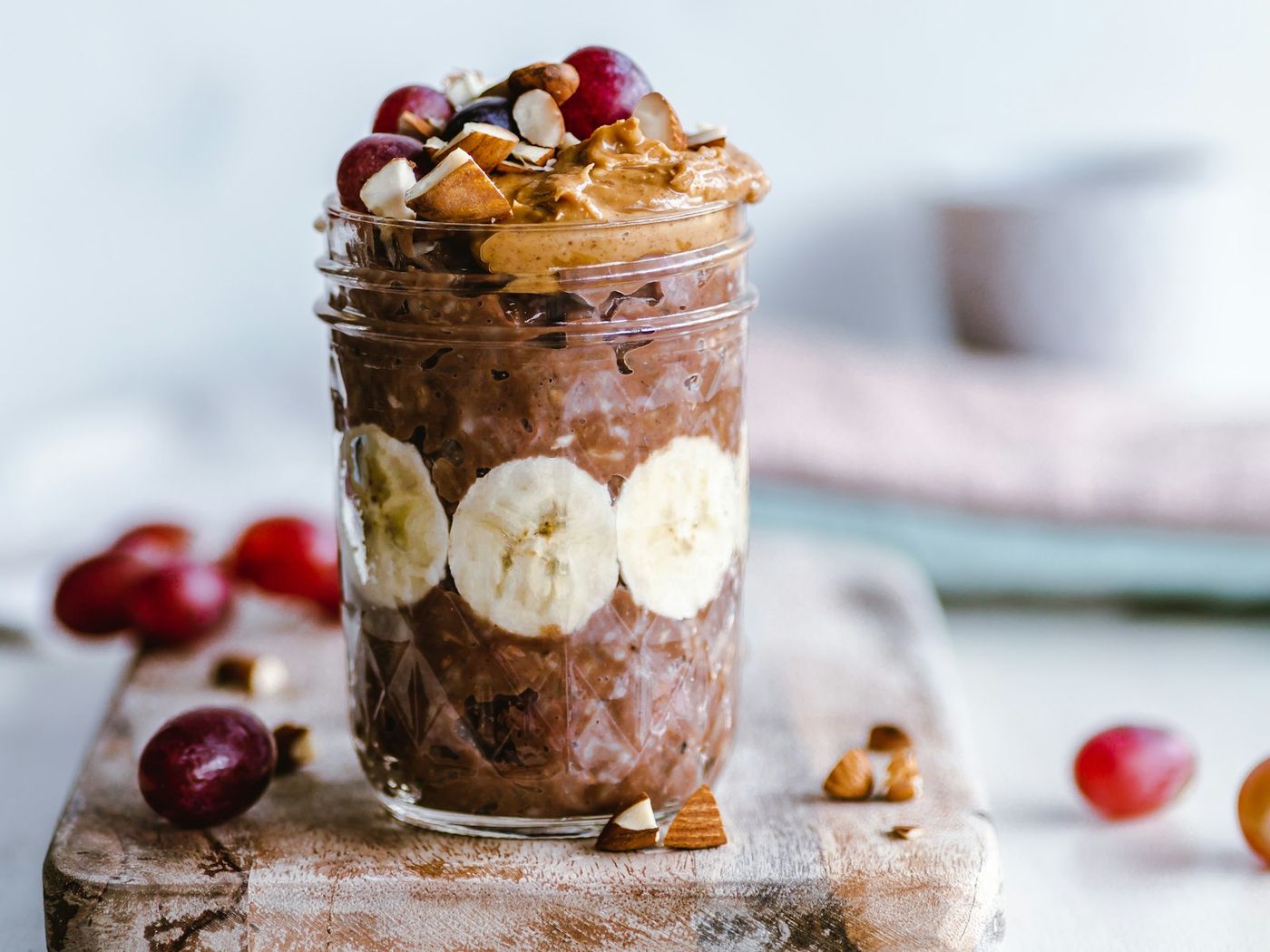 Laktosefri overnight oats