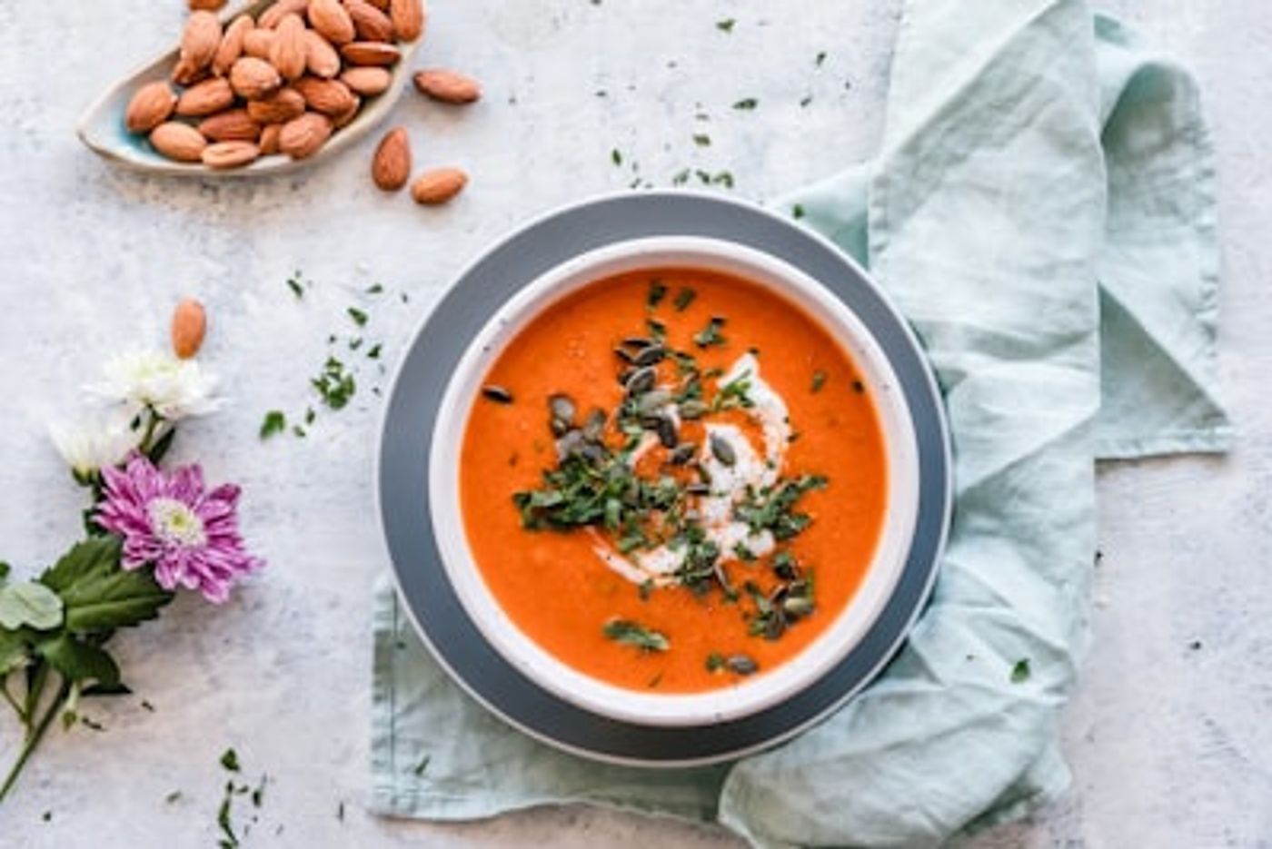 Laktosefri tomatsuppe