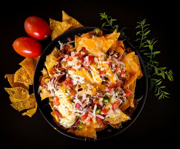 Glutenfri nachos med guacamole