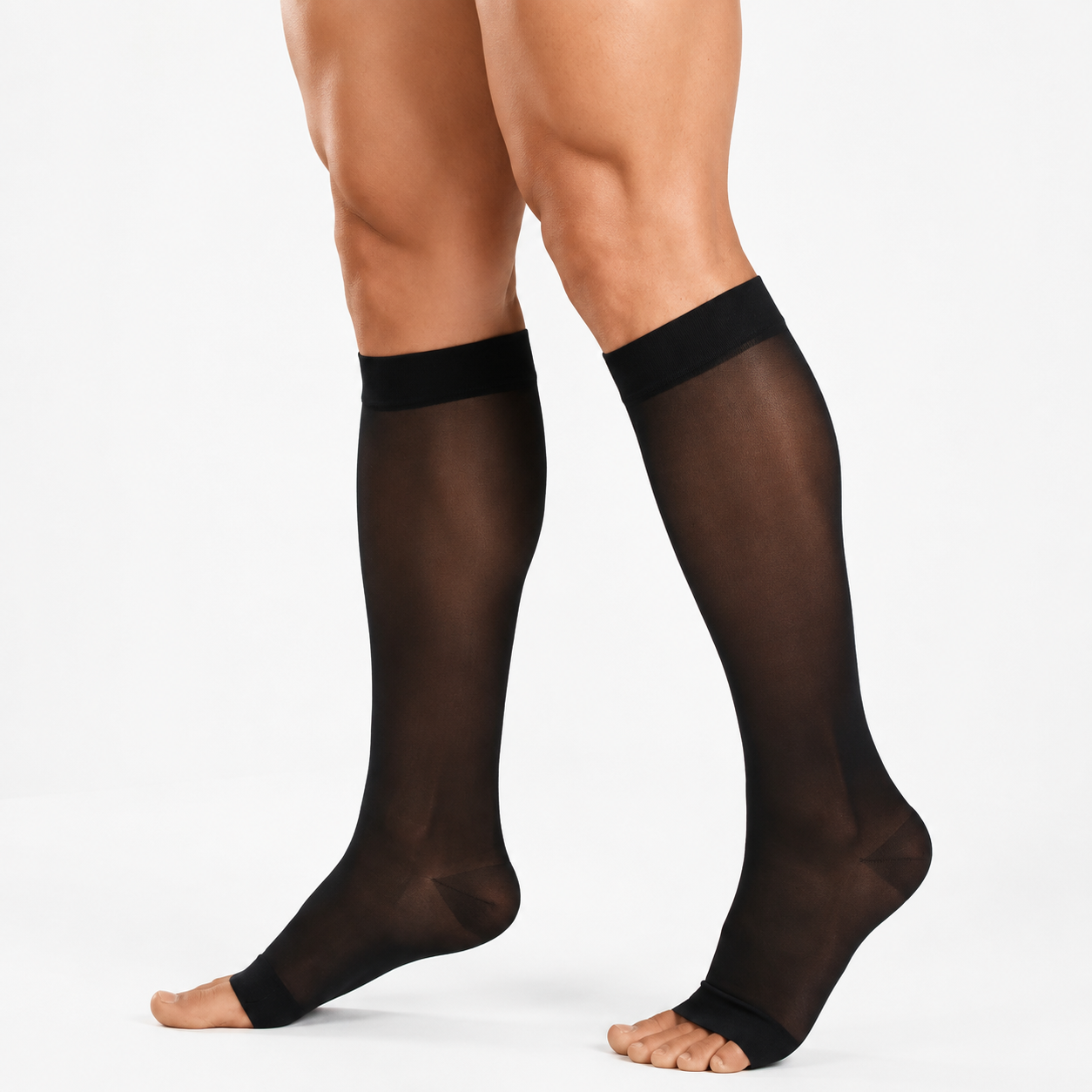 Calcetines médicos semitransparentes