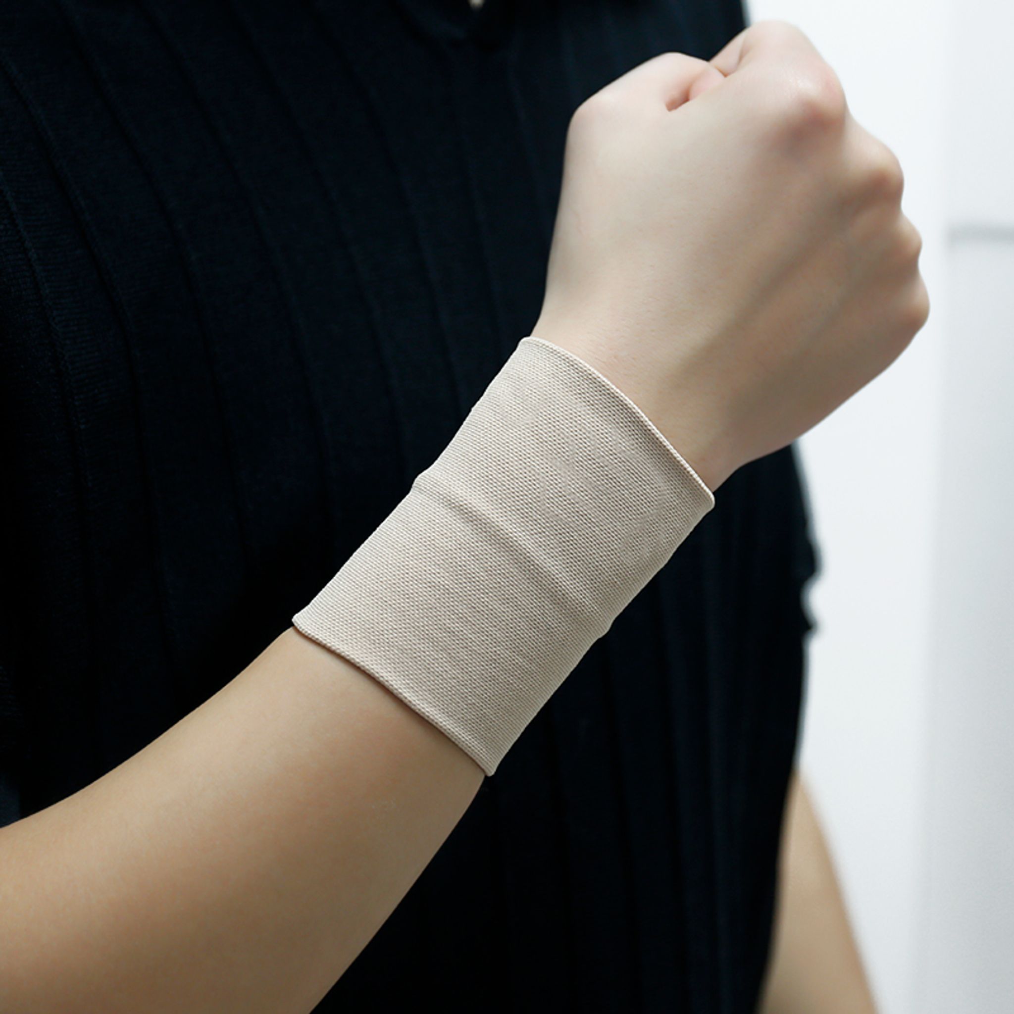 Manguito de compresión para la muñeca, vendas y soportes elásticos de compresión con bandas absorbedoras de sudor para deportistas hombres y mujeres, jugadores de tenis
