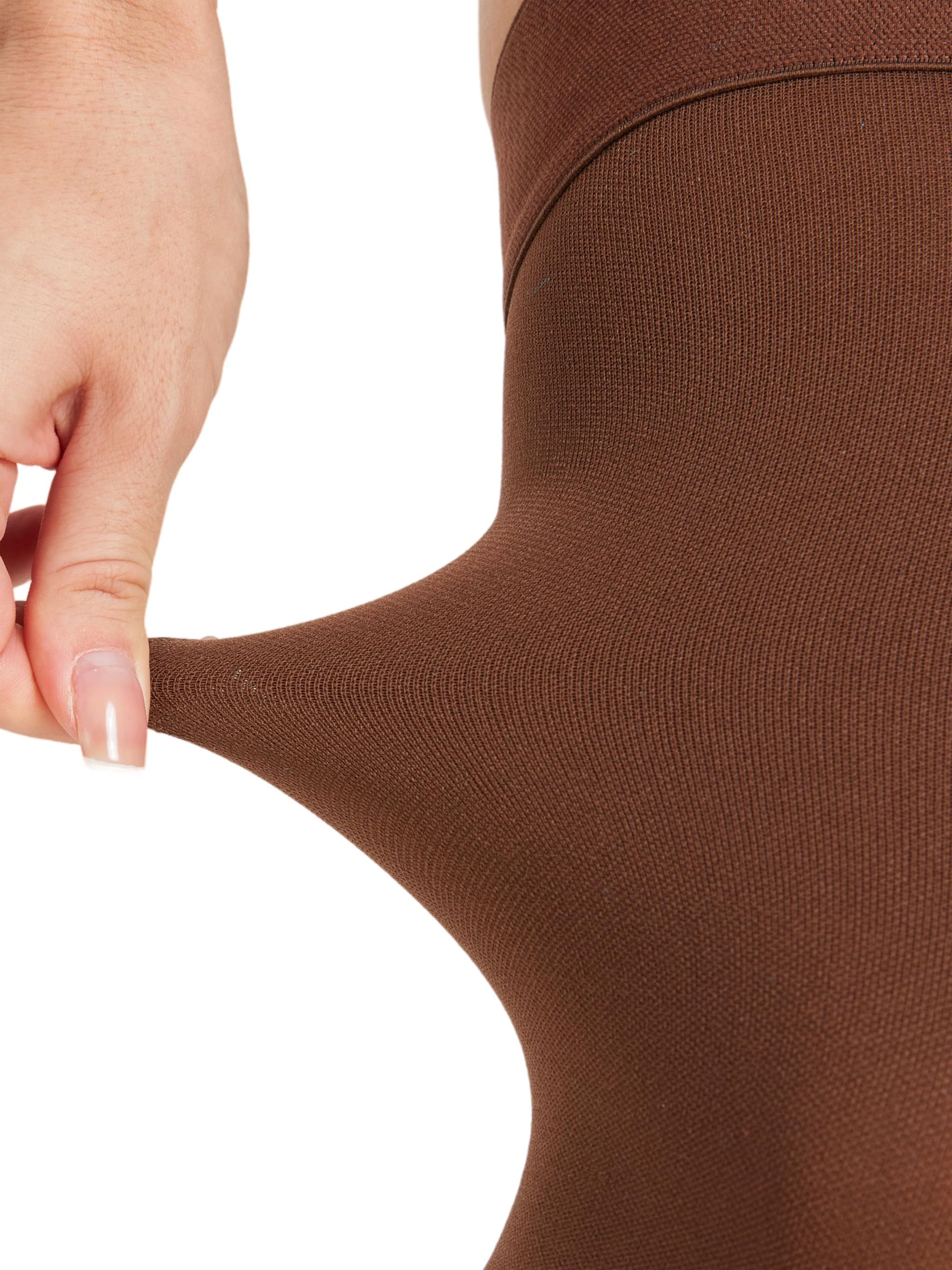 Medias de compresión médicas para mujer 20-30mmHg, pantimedias para varices hasta la rodilla, con banda de silicona antideslizante y compresión graduada miniatura 35