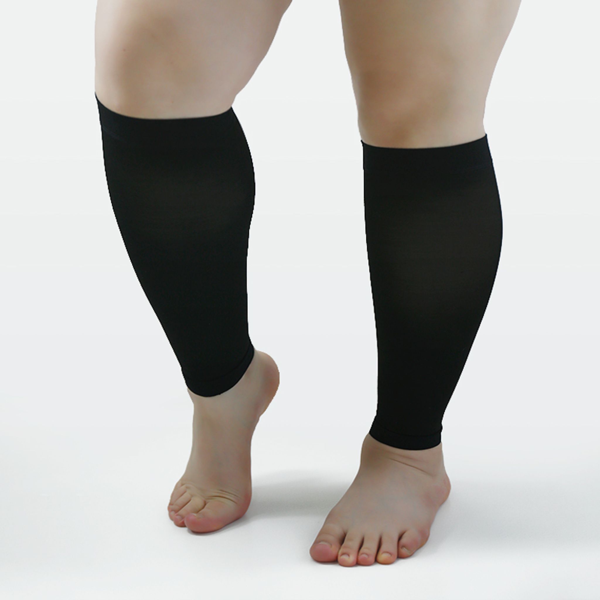 Medical Compression Calf Sleeves Calf Sleeve Black Calf Compression Sleeve thumbnail 9