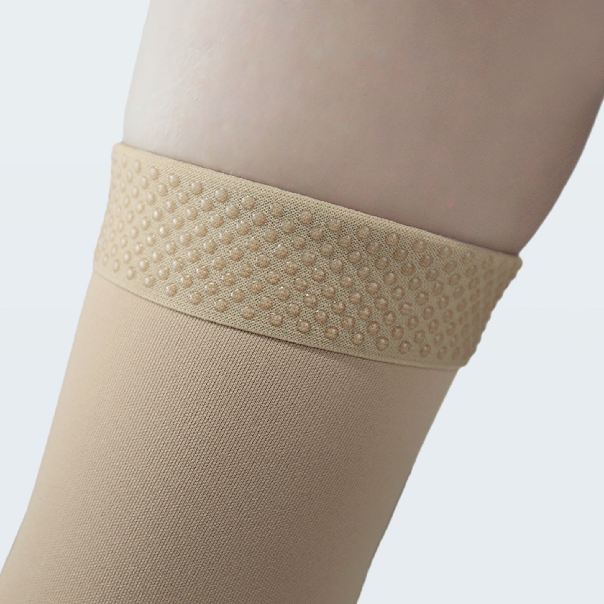Medias de compresión médicas para mujer 20-30mmHg, pantimedias para varices hasta la rodilla, con banda de silicona antideslizante y compresión graduada miniatura 8