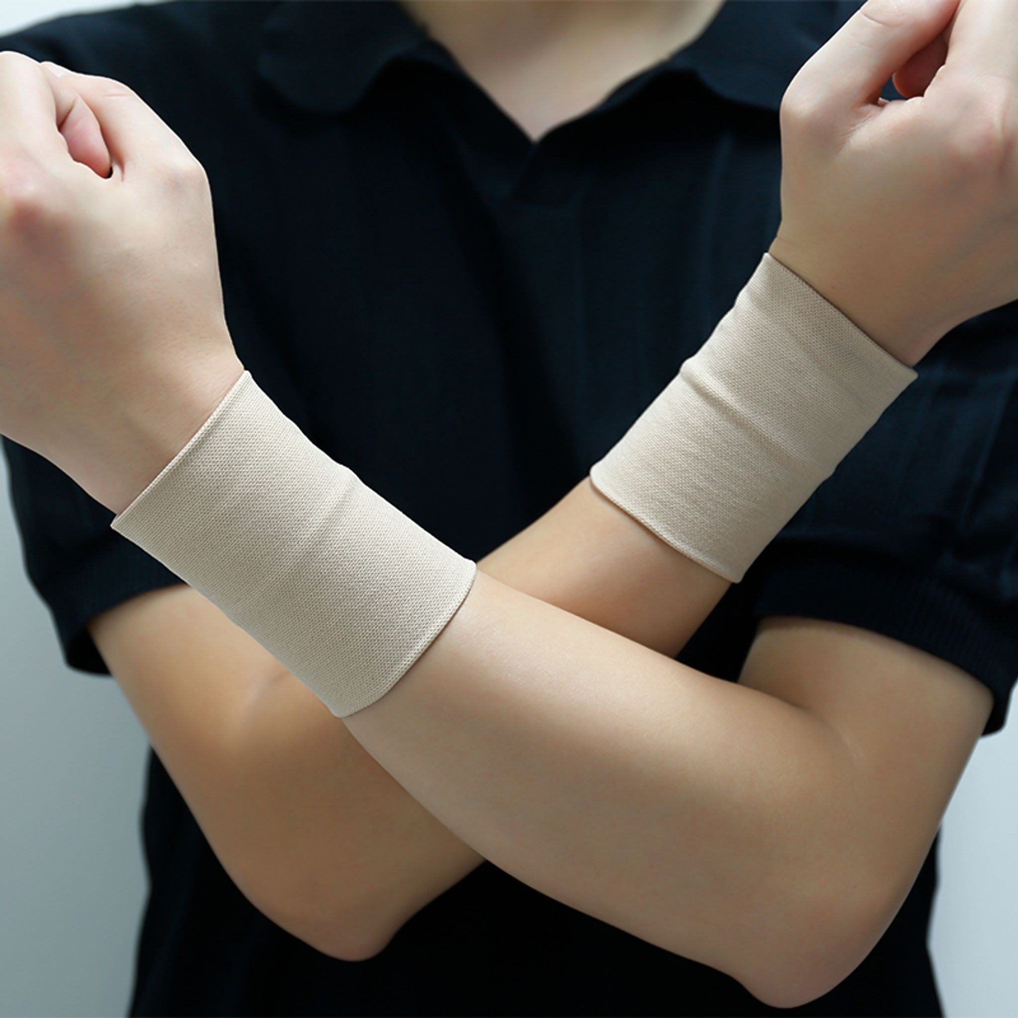 Manguito de compresión para la muñeca, vendas y soportes elásticos de compresión con bandas absorbedoras de sudor para deportistas hombres y mujeres, jugadores de tenis miniatura 10