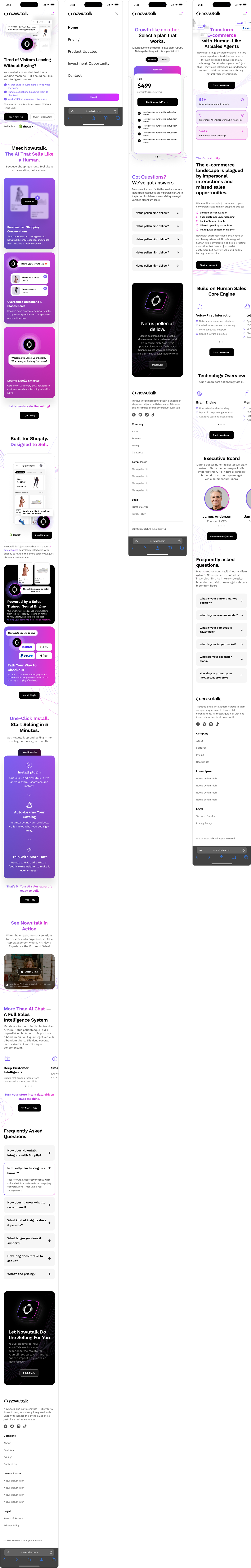 The mobile experience
