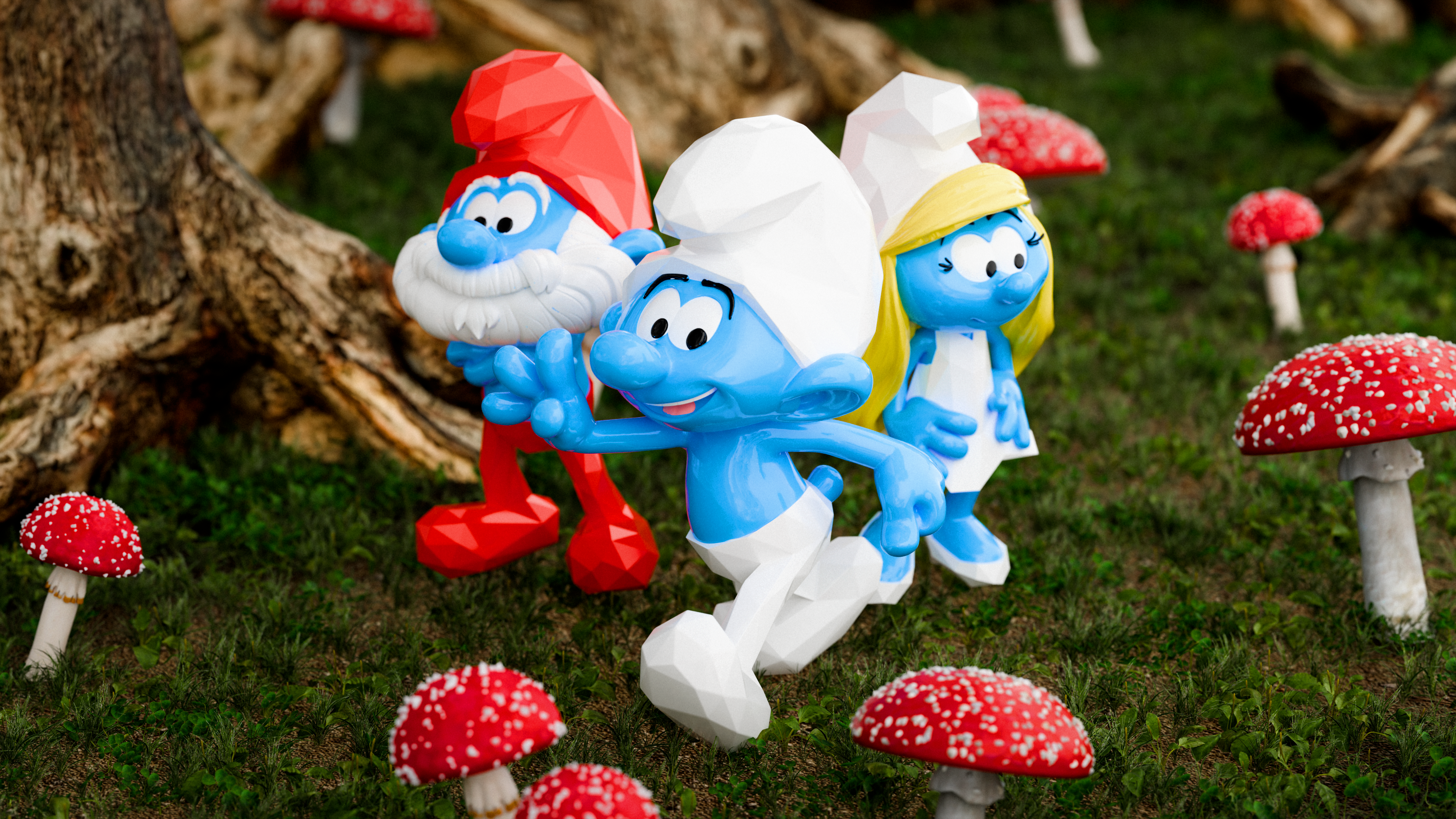 Les Schtroumpfs x Richard Orlinski