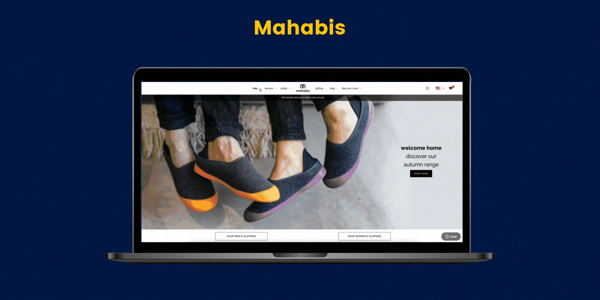 mahabis ecommerce website