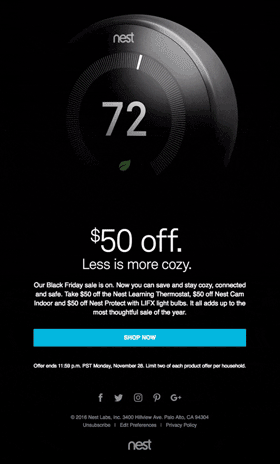 nest's use of gifs