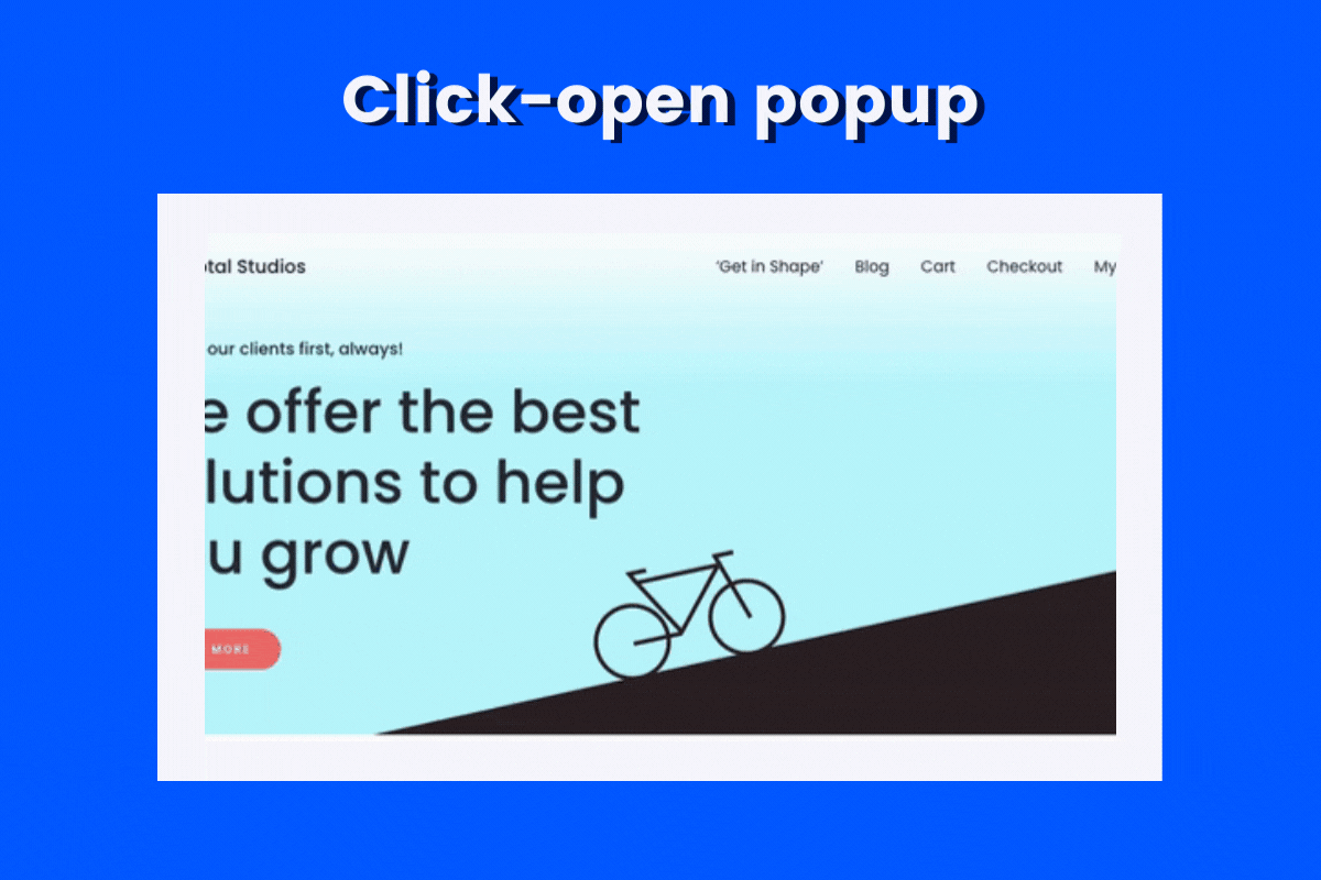 click-open popup