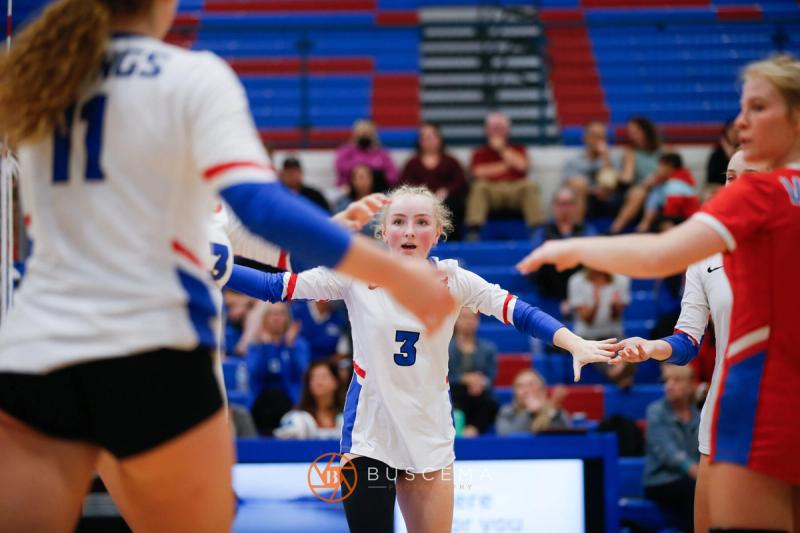 Lakeland @ Coeur d'Alene Girls Volleyball photo 60