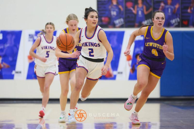 Lewiston @ Coeur d'Alene Girl's Varsity Basketball photo 13