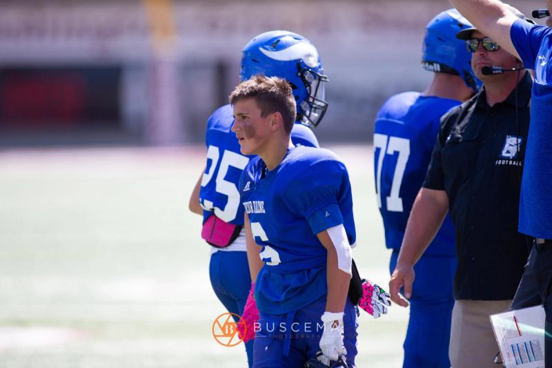 Coeur d'Alene Vikings Freshman Football vs Rigby at the University of Montana 8/19/22. photo 21