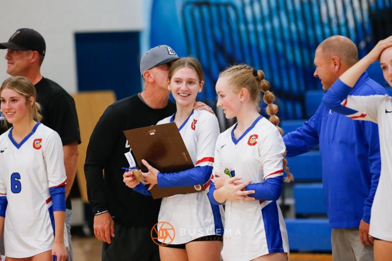 Lakeland @ Coeur d'Alene Girls Volleyball photo 19