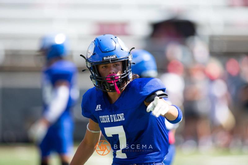 Coeur d'Alene Vikings Freshman Football vs Rigby at the University of Montana 8/19/22. photo 10