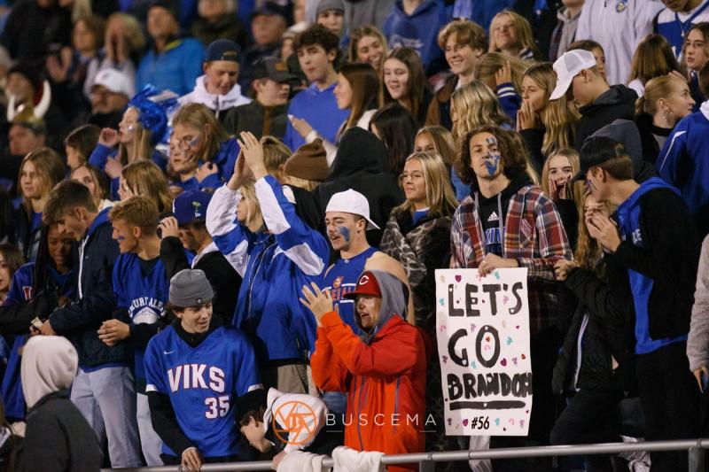 Coeur d'Alene Vikings Varsity Football vs Post Falls Trojans Homecoming photo 11