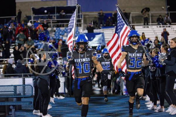 Coeur d'Alene Vikings vs Eagle Mustangs Varsity Football 5A Quarterfinal Playoffs