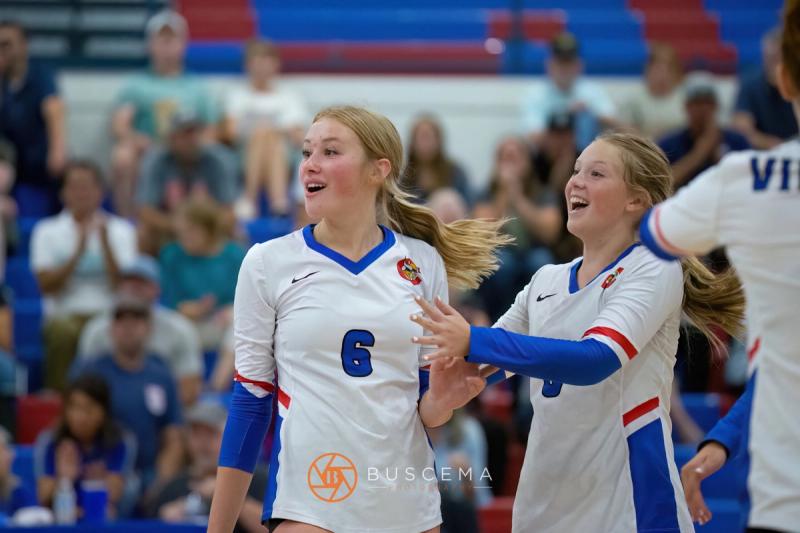 Coeur d'Alene Vikings JV Volleyball vs Post Falls Trojans 9/6/22 photo 28