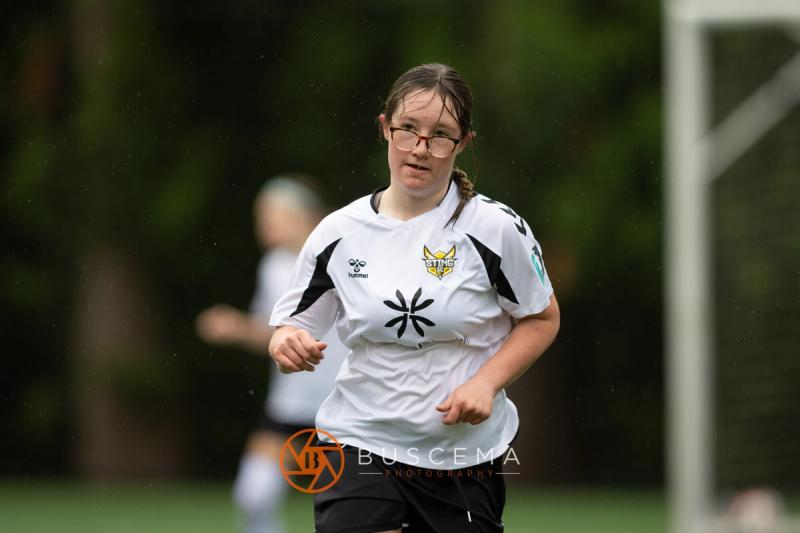 Sting 13-14G Academy player during the Sound FC match