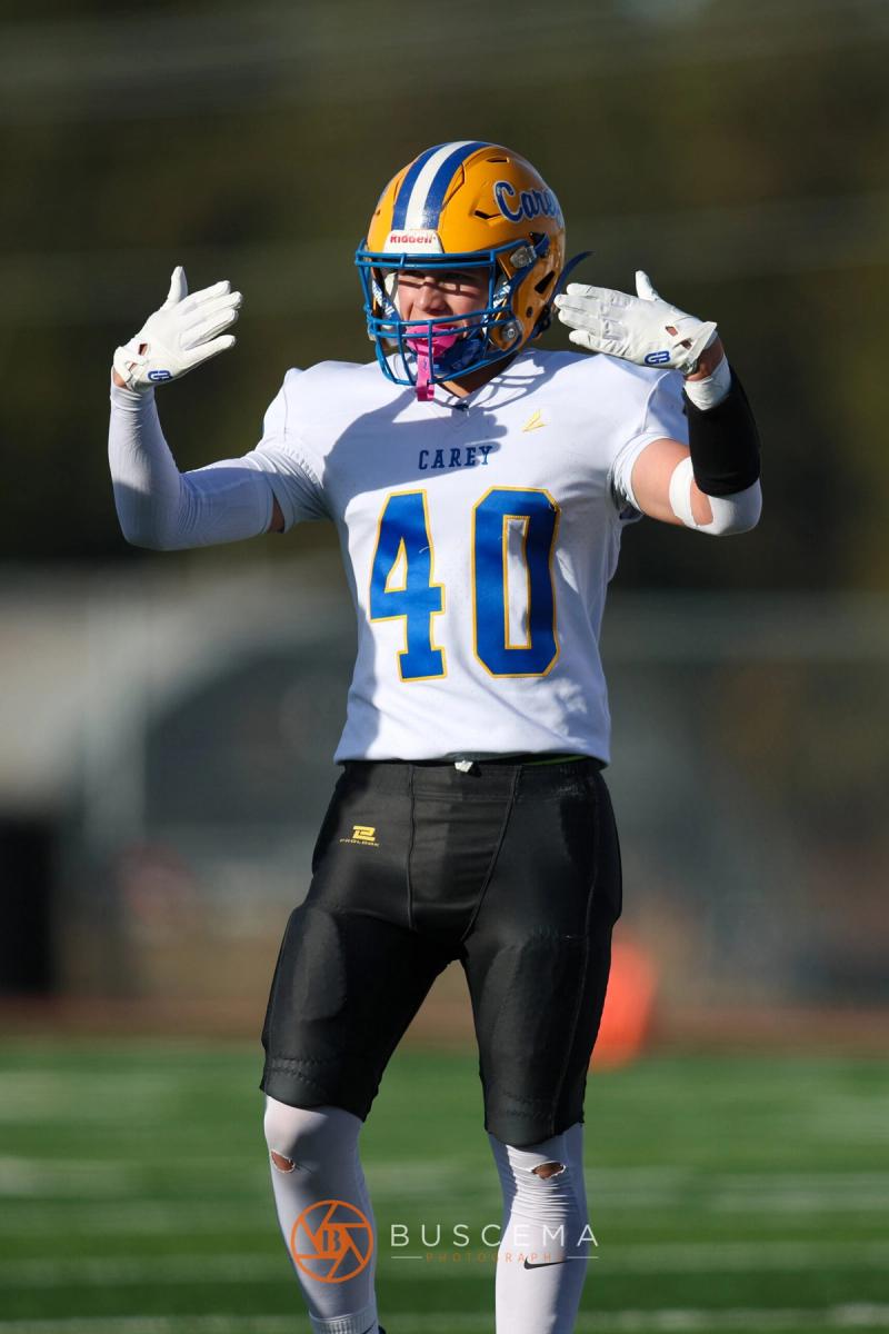 Carey @ Coeur du Christ Academy 1A Football Quarterfinals photo 16