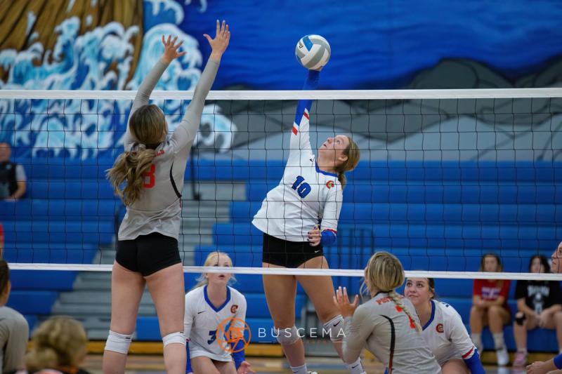 Coeur d'Alene Vikings JV Volleyball vs Post Falls Trojans 9/6/22 photo 54