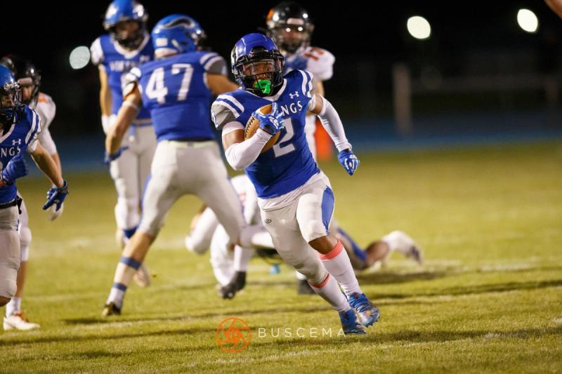 Coeur d'Alene Vikings Varsity Football vs Post Falls Trojans Homecoming photo 6