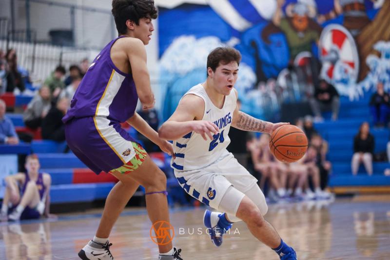 Lewiston @ Coeur d'Alene Boy's Varsity Basketball photo 13