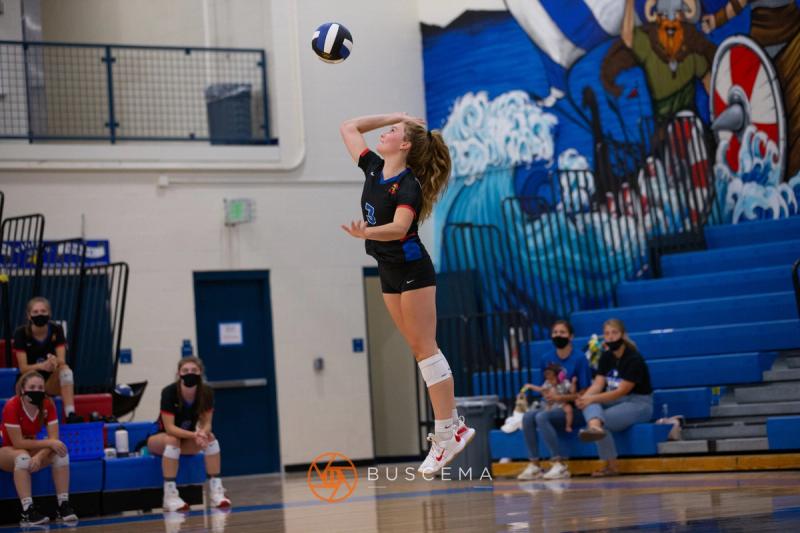 Lewiston @ Coeur d'Alene Volleyball photo 2