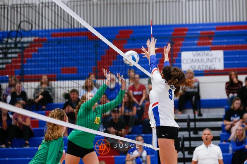 Lakeland @ Coeur d'Alene Girls Volleyball photo 71