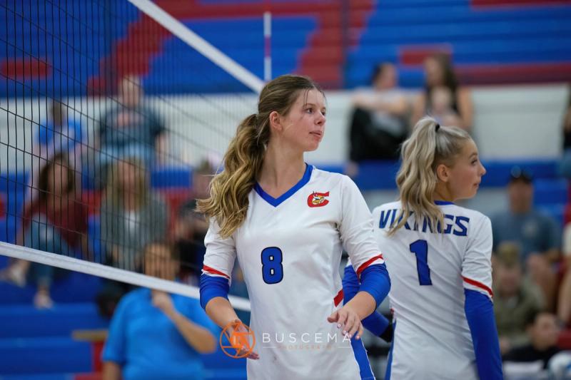 Coeur d'Alene Vikings JV Volleyball vs Post Falls Trojans 9/6/22 photo 19