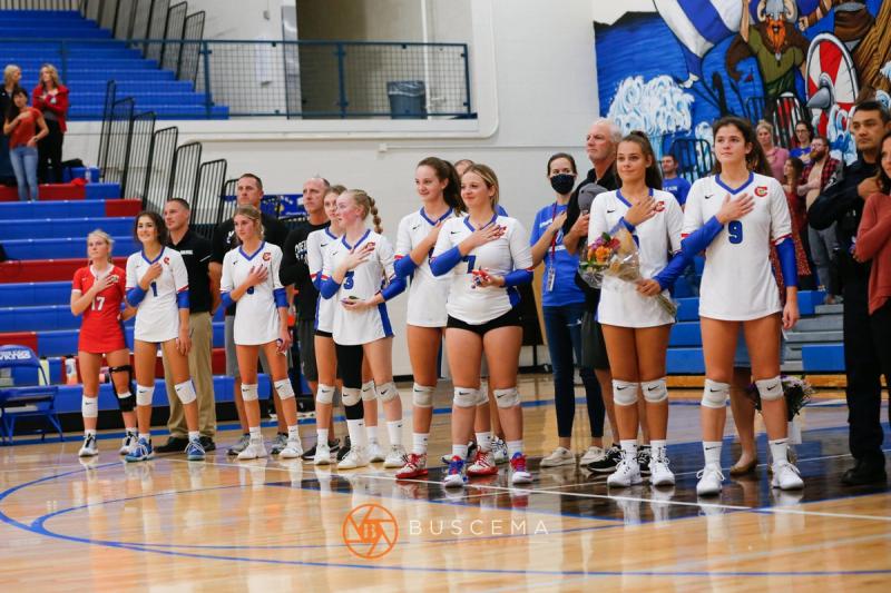 Lakeland @ Coeur d'Alene Girls Volleyball photo 14