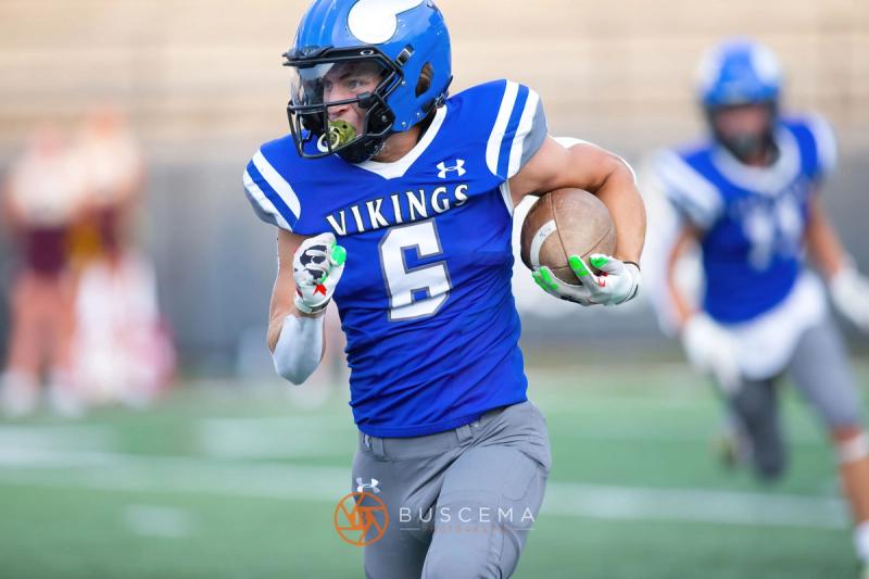 Coeur d'Alene Vikings Varsity Football vs Rigby at the University of Montana 8/19/22. photo 17