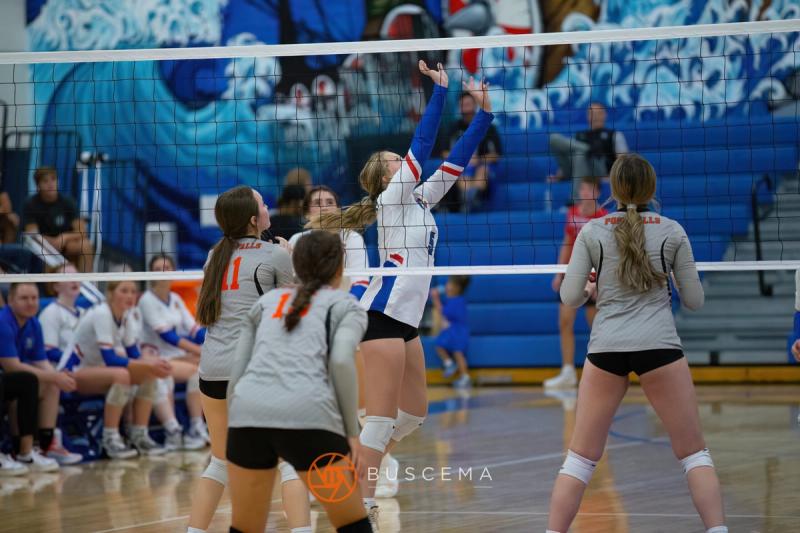 Coeur d'Alene Vikings JV Volleyball vs Post Falls Trojans 9/6/22 photo 53