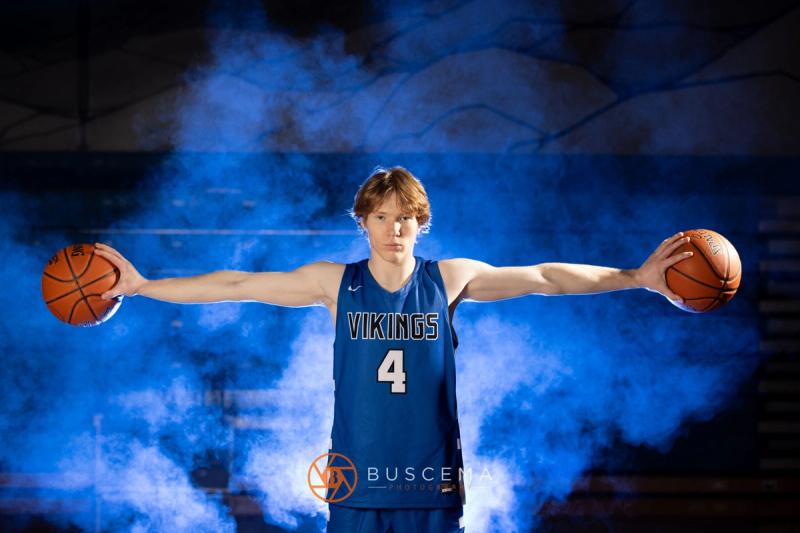 Coeur d'Alene Vikings Boy's Basketball 2022 Media Day photo 30