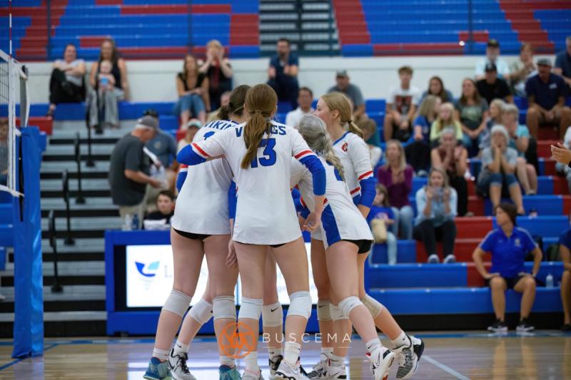 Coeur d'Alene Vikings JV Volleyball vs Post Falls Trojans 9/6/22 photo 8