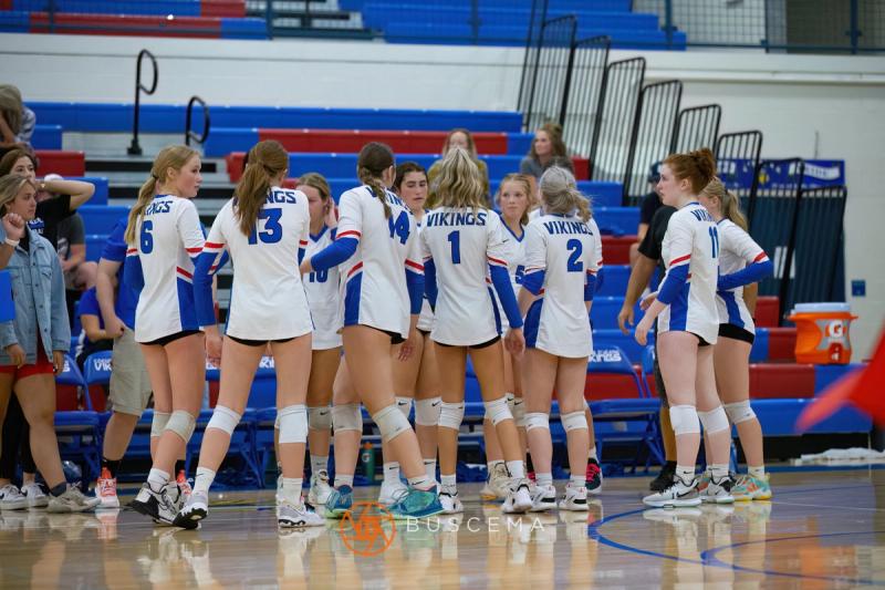 Coeur d'Alene Vikings JV Volleyball vs Post Falls Trojans 9/6/22 photo 12