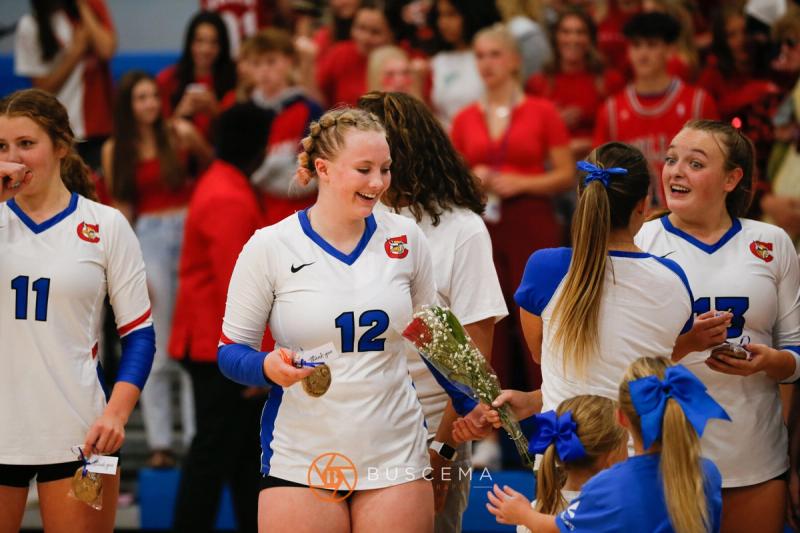 Lakeland @ Coeur d'Alene Girls Volleyball photo 12