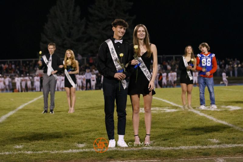 Coeur d'Alene Vikings Varsity Football vs Post Falls Trojans Homecoming photo 16