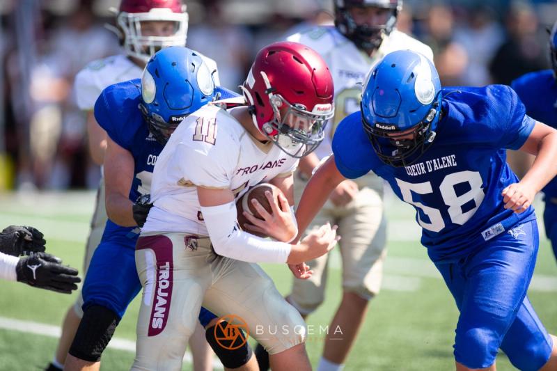 Coeur d'Alene Vikings Freshman Football vs Rigby at the University of Montana 8/19/22. photo 31