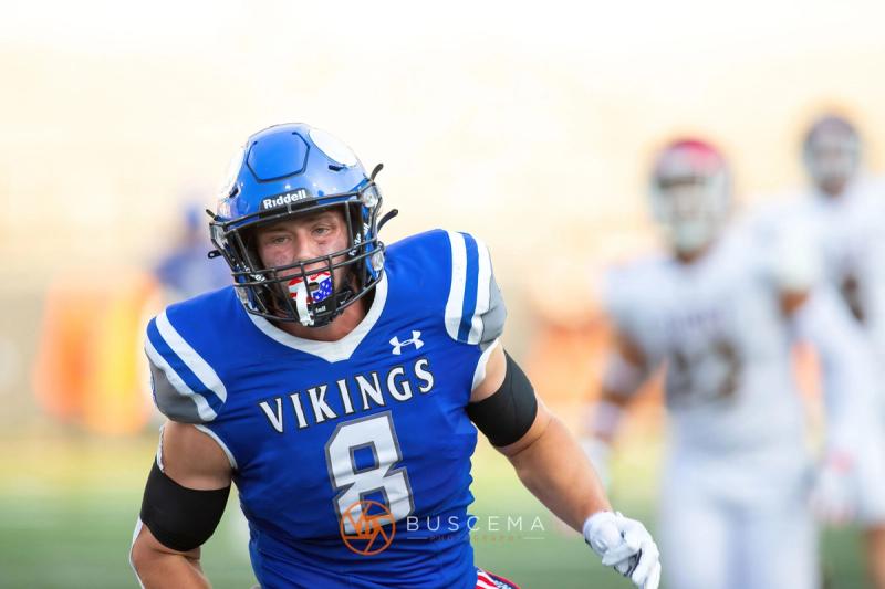 Coeur d'Alene Vikings Varsity Football vs Rigby at the University of Montana 8/19/22. photo 11