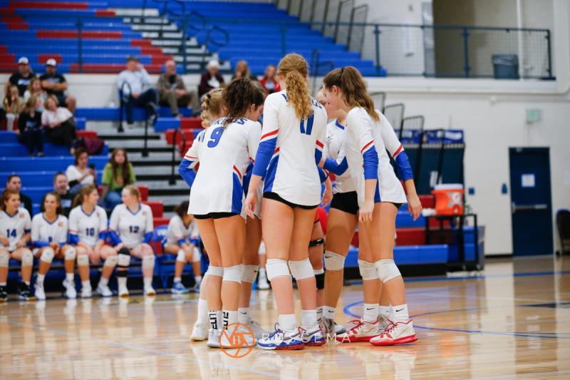 Lakeland @ Coeur d'Alene Girls Volleyball photo 32