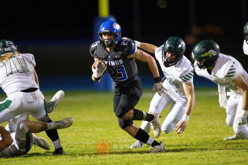 Coeur d'Alene Vikings vs Eagle Mustangs Varsity Football 5A Quarterfinal Playoffs photo 22