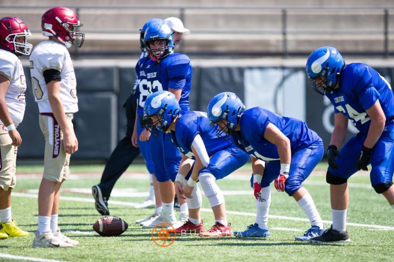 Coeur d'Alene Vikings Freshman Football vs Rigby at the University of Montana 8/19/22. photo 6