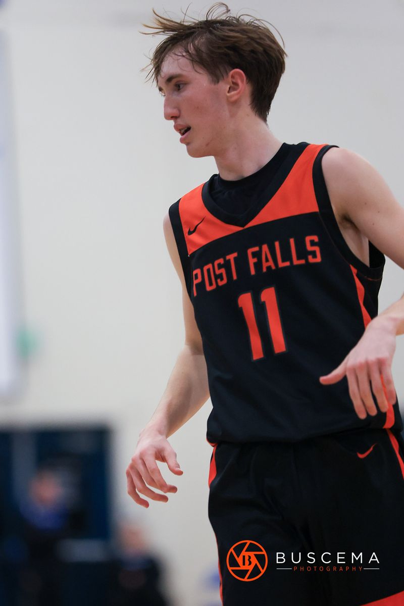 Post Falls @ Coeur d'Alene Boy's Basketball photo 24