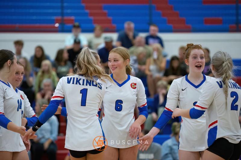Coeur d'Alene Vikings JV Volleyball vs Post Falls Trojans 9/6/22 photo 10